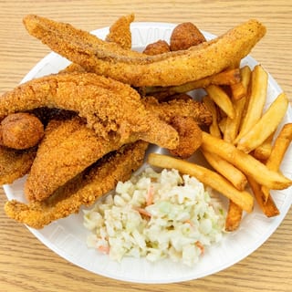 5 Piece Fried Catfish Dinner